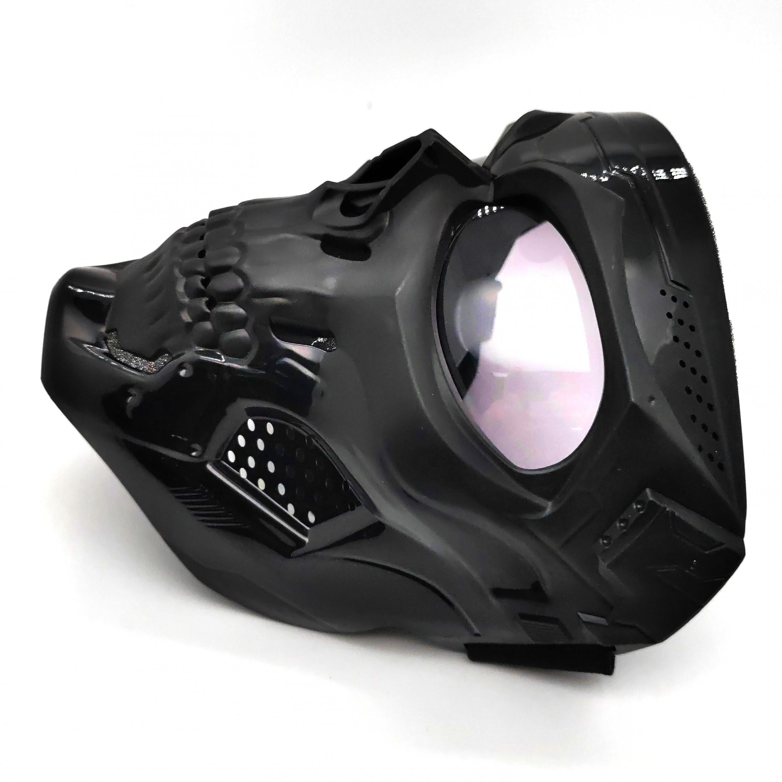 Full Face Airsoft Skull Mask With PC Lens Eye Protection