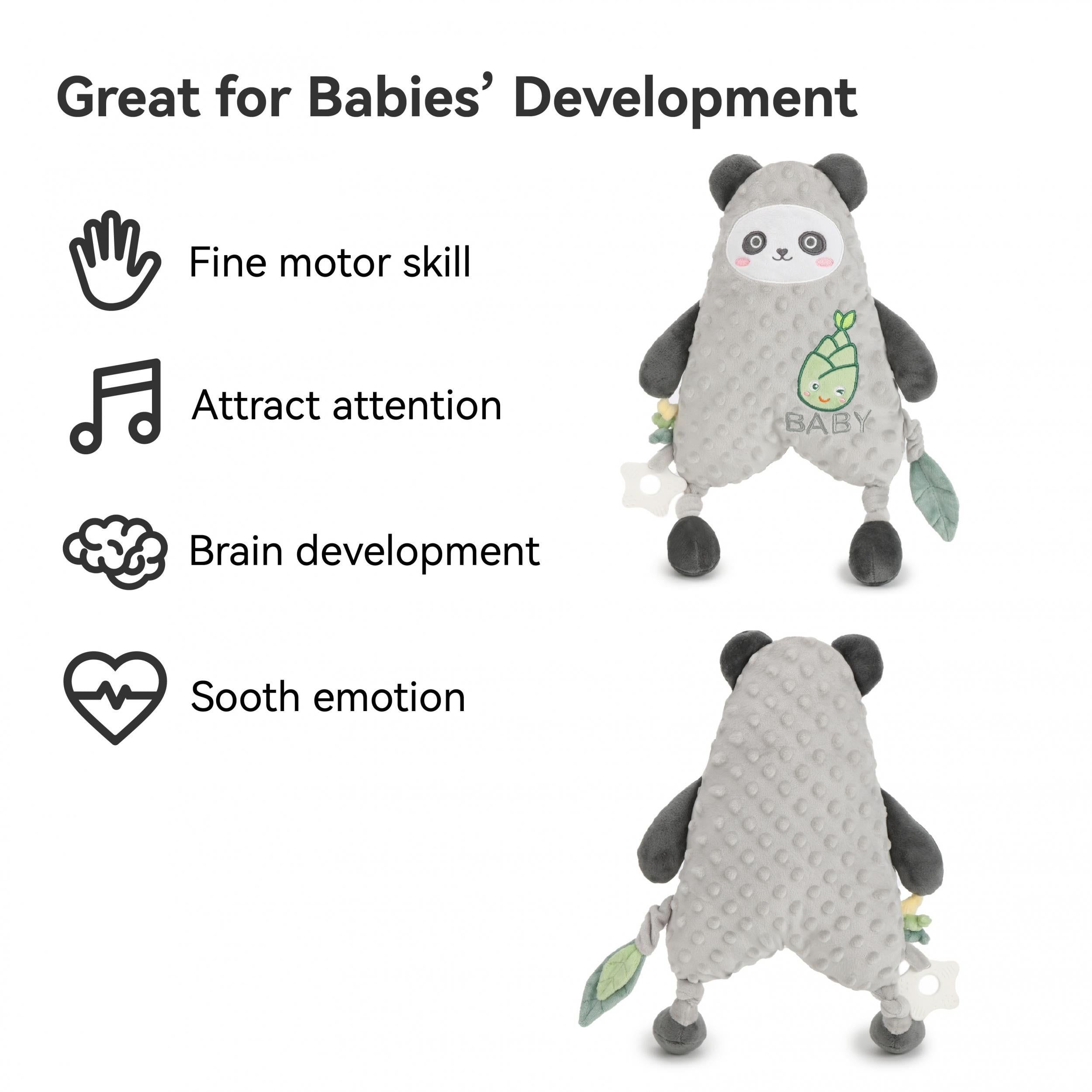 MEEKA HOUSE Panda Soothing Doll With Teether