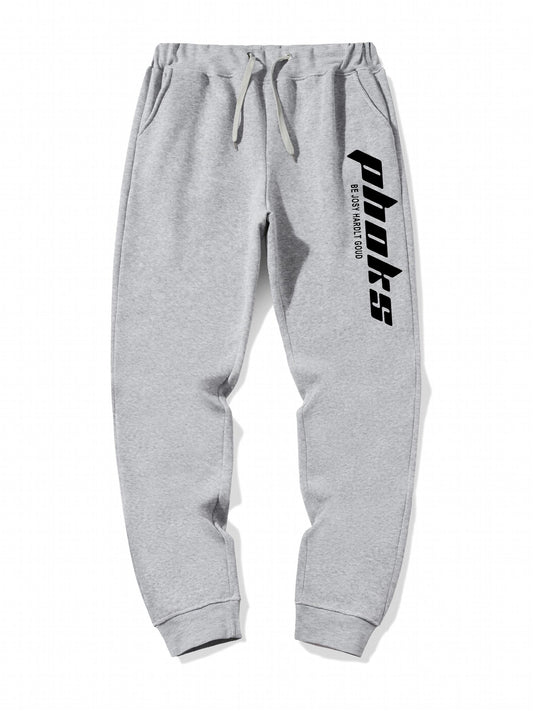 Men's Jogger Sweatpants Casual Letter Print Drawstring Sport Pants