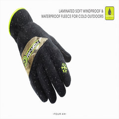 Waterproof Thermal Fleece Touchscreen Gloves for Men
