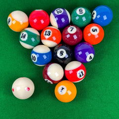 16 Billiard Pool Balls Set 2 1/4 Regulation Size