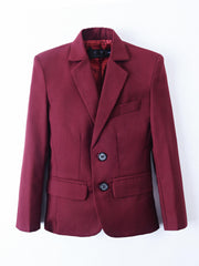 Boys Blazer Slim Suit Coat Formal One Button Jacket