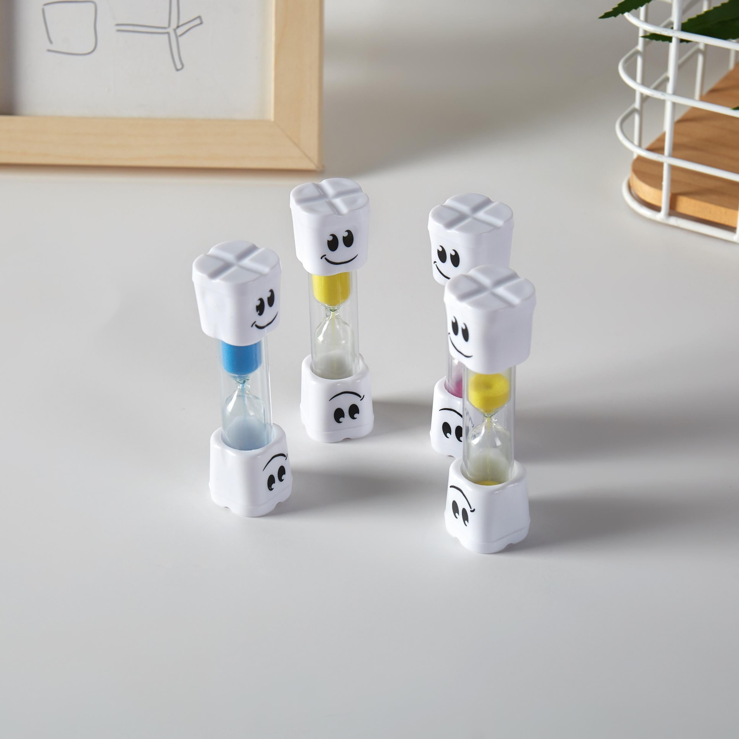 6 Pack Smiley Face Hourglass Timer Student Swimming Timer