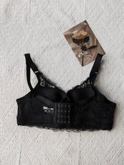 Lace Push Up Bra Breathable Bow Tie Lingerie