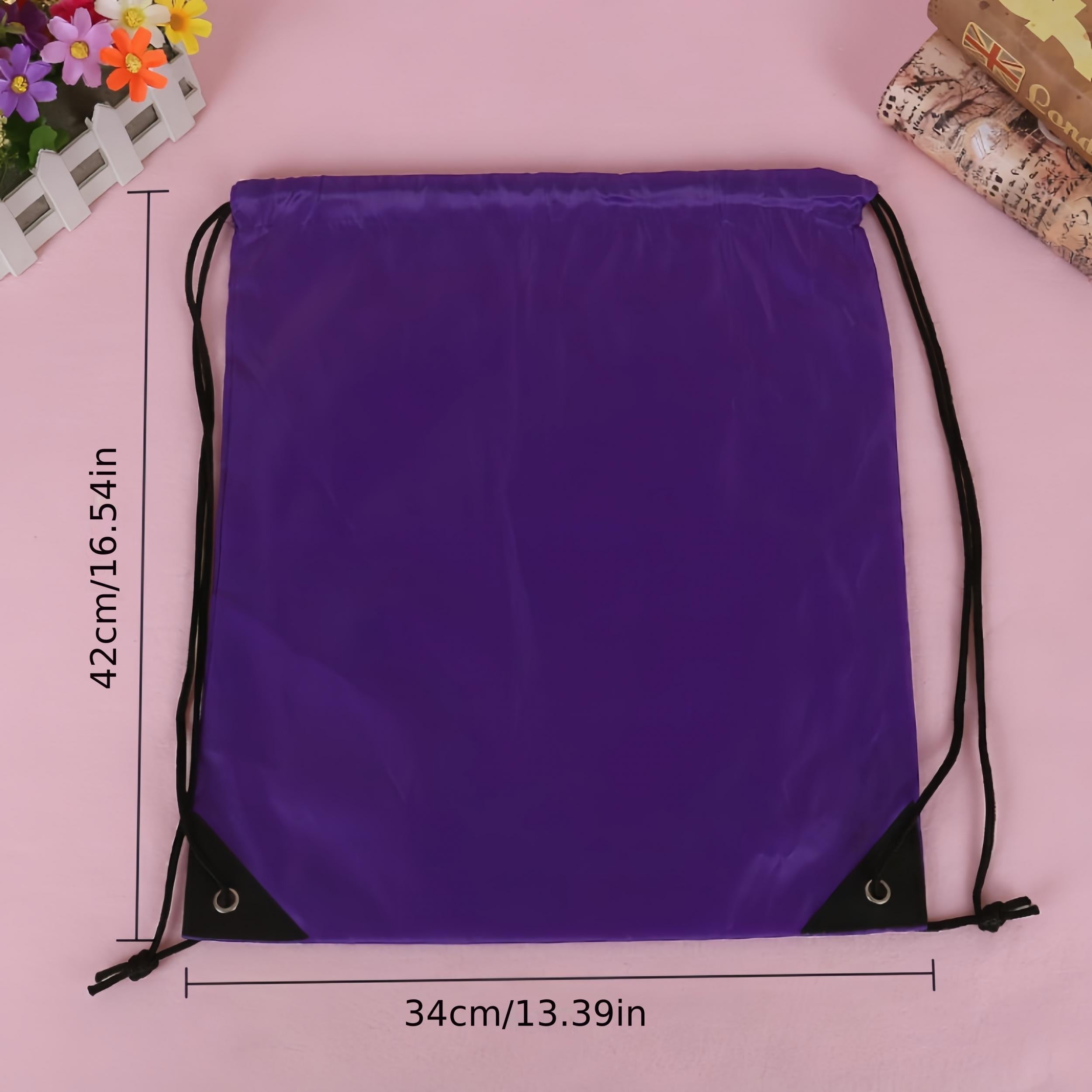 Large Capacity Sport Drawstring Bag 16.5 x 13.4 Inch Lightweight & Waterproof