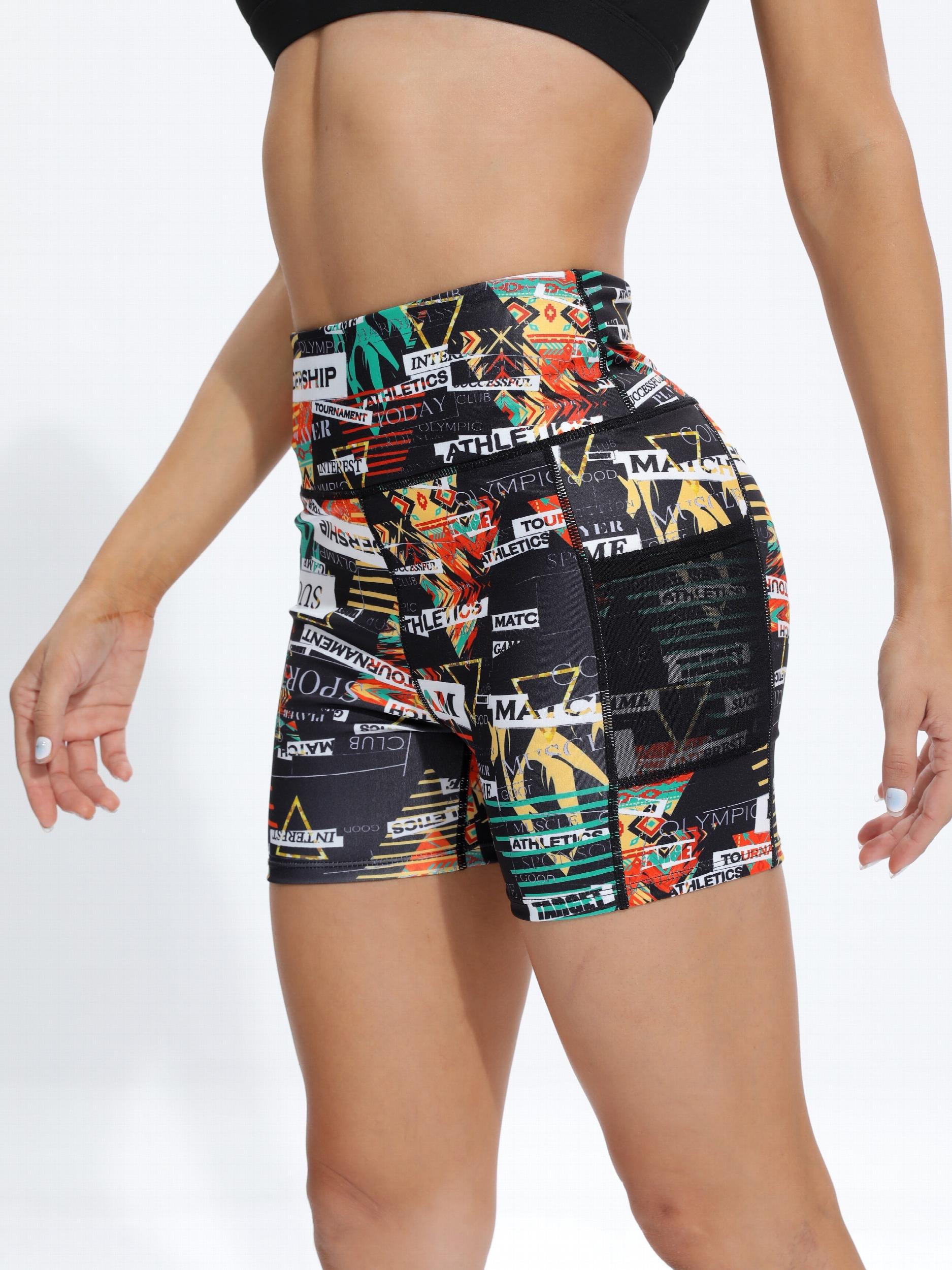Sporty Workout Short High Waist With Pocket