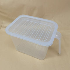 Clear Plastic Drawer Refrigerator Storage Box with Lid for Fresh Keeping