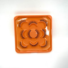 5 Pairs False Eyelashes D Curling Natural Thick Faux Mink Lashes 8 12mm Fluffy