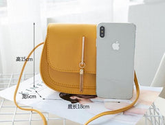 Fringed Small Round Crossbody Bag for Women
