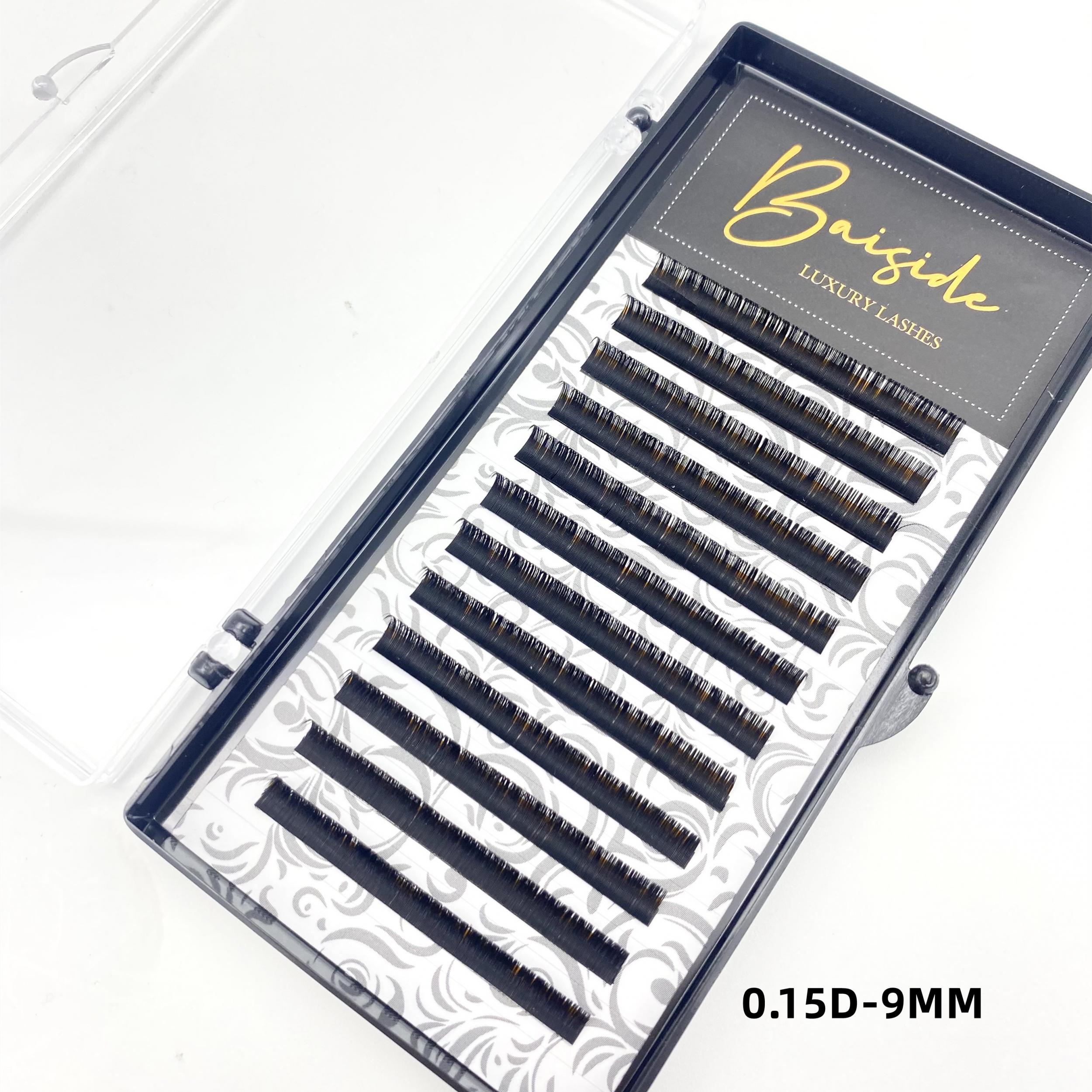 0.15mm D Curl Eyelash Extensions - Professional Ultra Soft Thick and Long