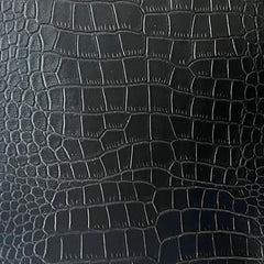 1pc PU Leather Fabric Crocodile Pattern Road Leather Fabric 0.91 Meter