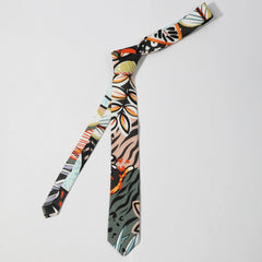 Men's Floral Necktie Business Wedding Party Necktie Gift For Men