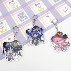 Anime Little Witch Key Ring Halloween Decoration Pendant