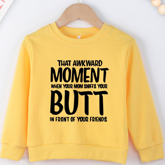 Boys Casual Sweatshirt Long Sleeve Crew Neck