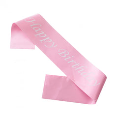 Happy Birthday Party Sash - Birthday Party Accessories