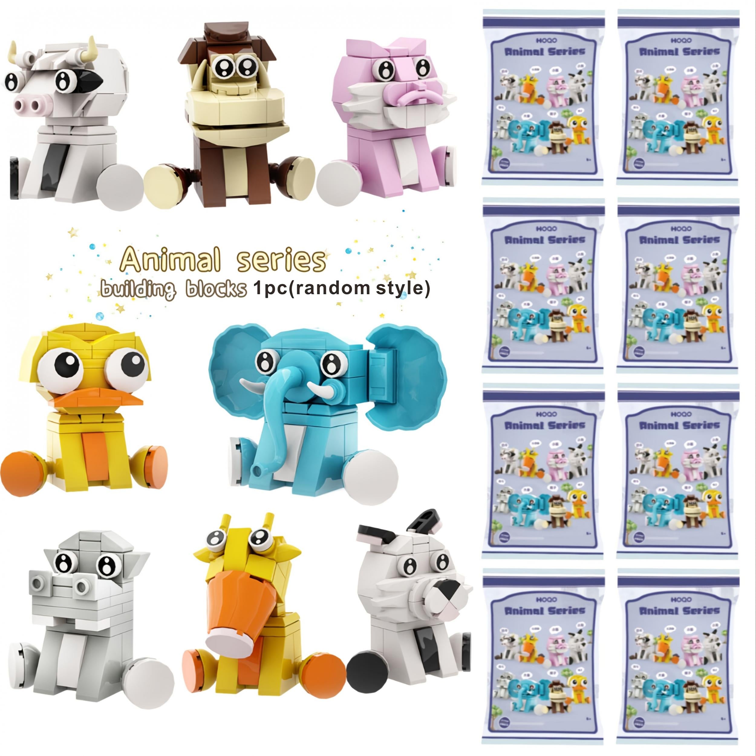 Animal Series Building Blocks Set - Classroom Rewards
