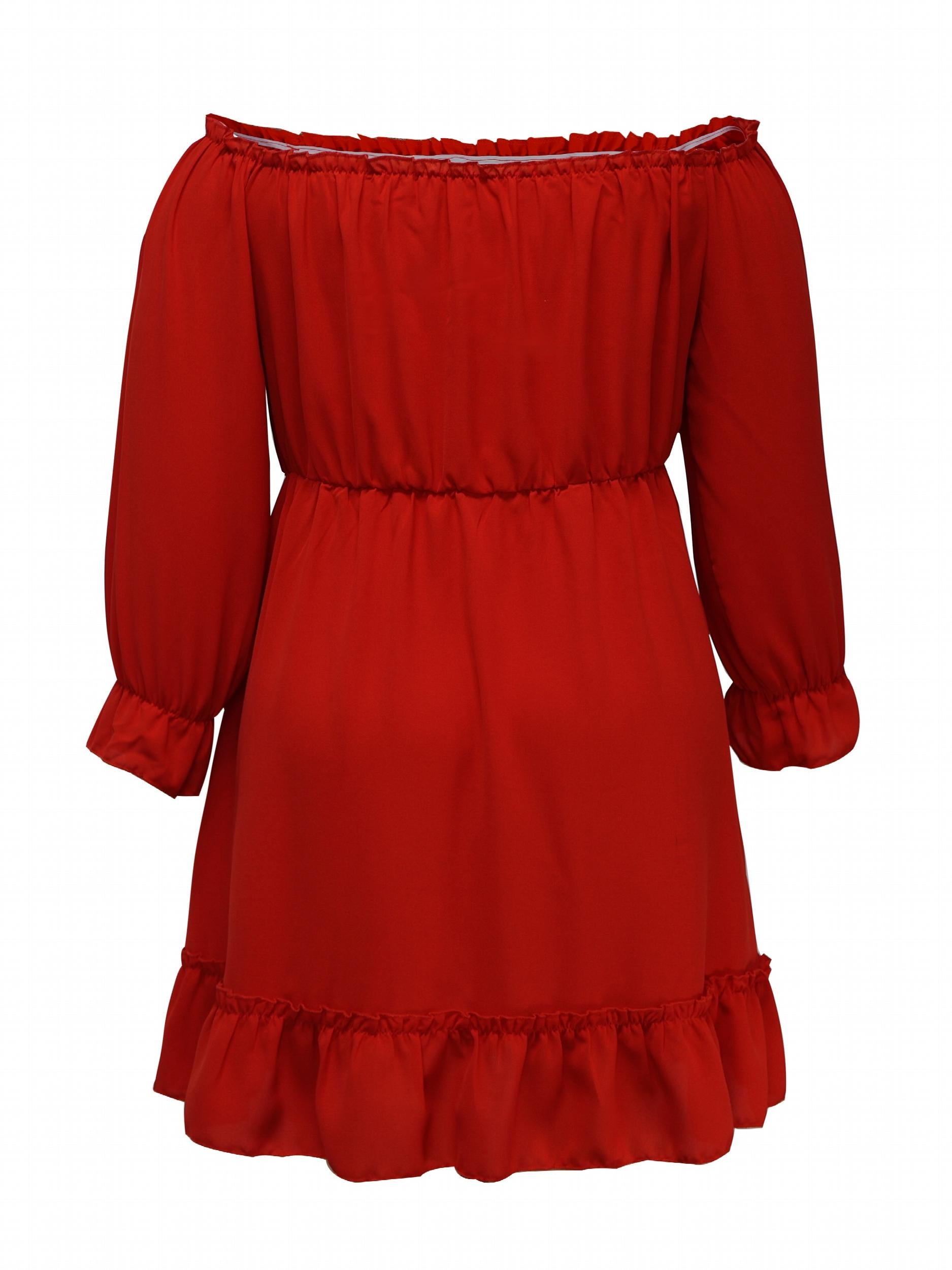  Sexy Dress Women's Off Shoulder Midi Dress