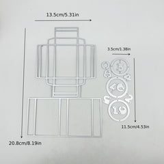 1pc Box Mold DIY Metal Embossing Scrapbooking Cutting Mold