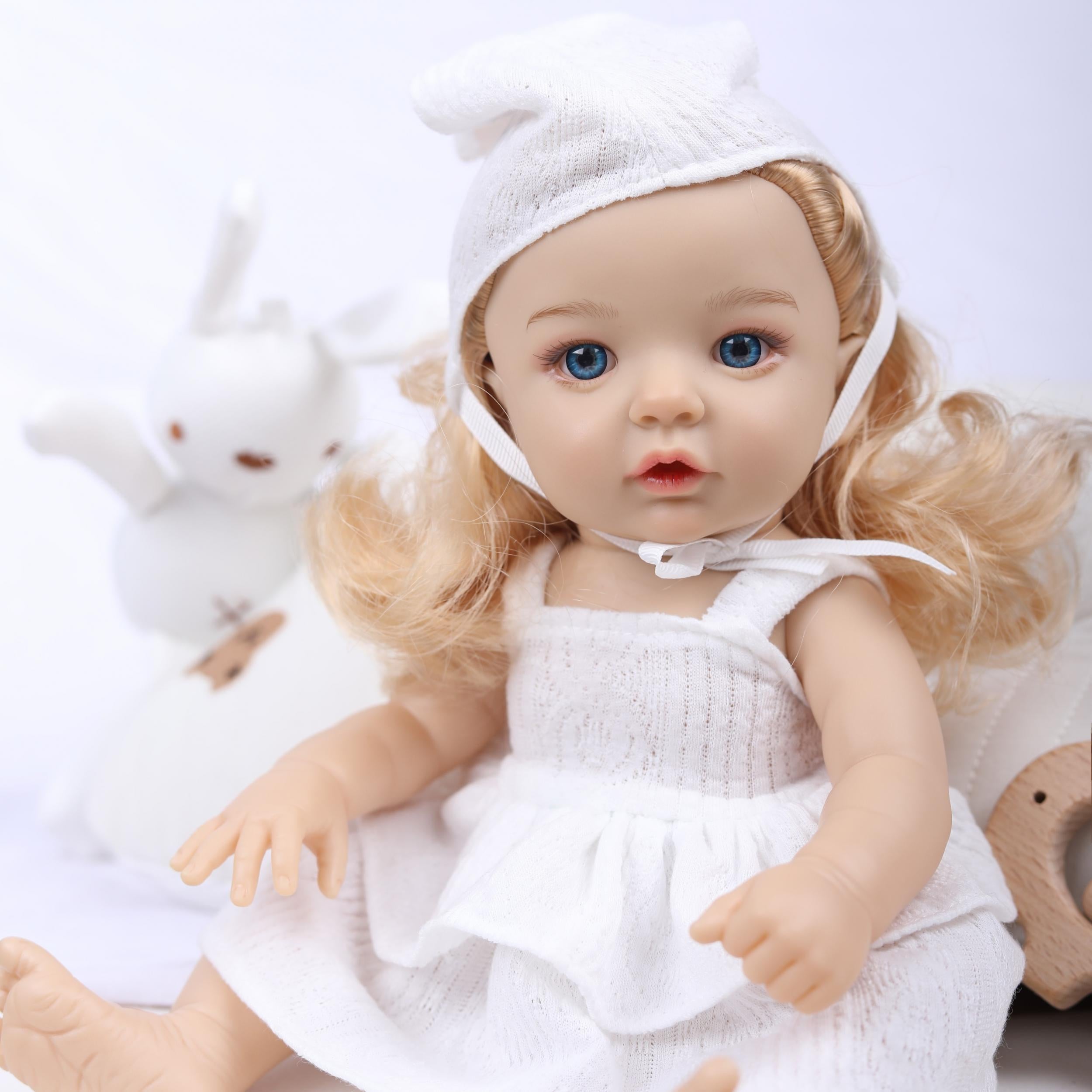 AKODEERD 30 Princess Doll with Soft Vinyl Skin Makeup