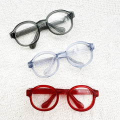 4pcs Mini Plastic Glasses Set Doll Accessories Craft Decorations