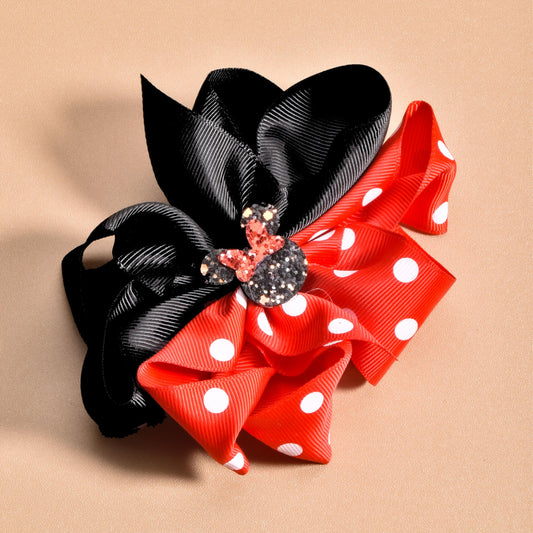Girls Bowknot Hair Clip Ribbon Hairpin for Party School Travel