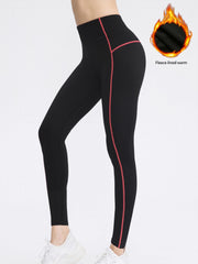 High Waist Fleece Liner Yoga Pants Slimming Leggings