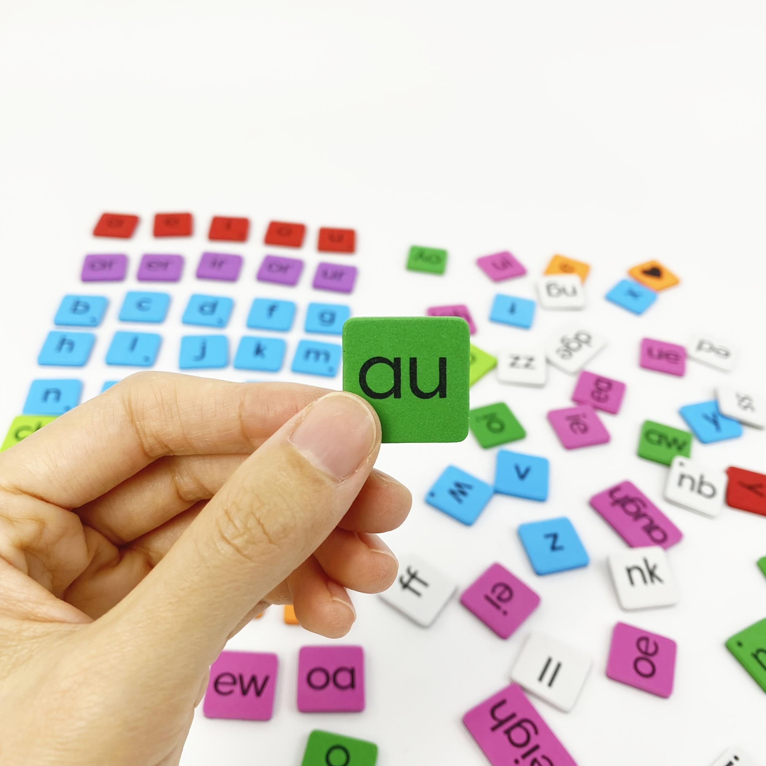 Phonics Magnetic Letter Tiles for Word Building Classroom Material