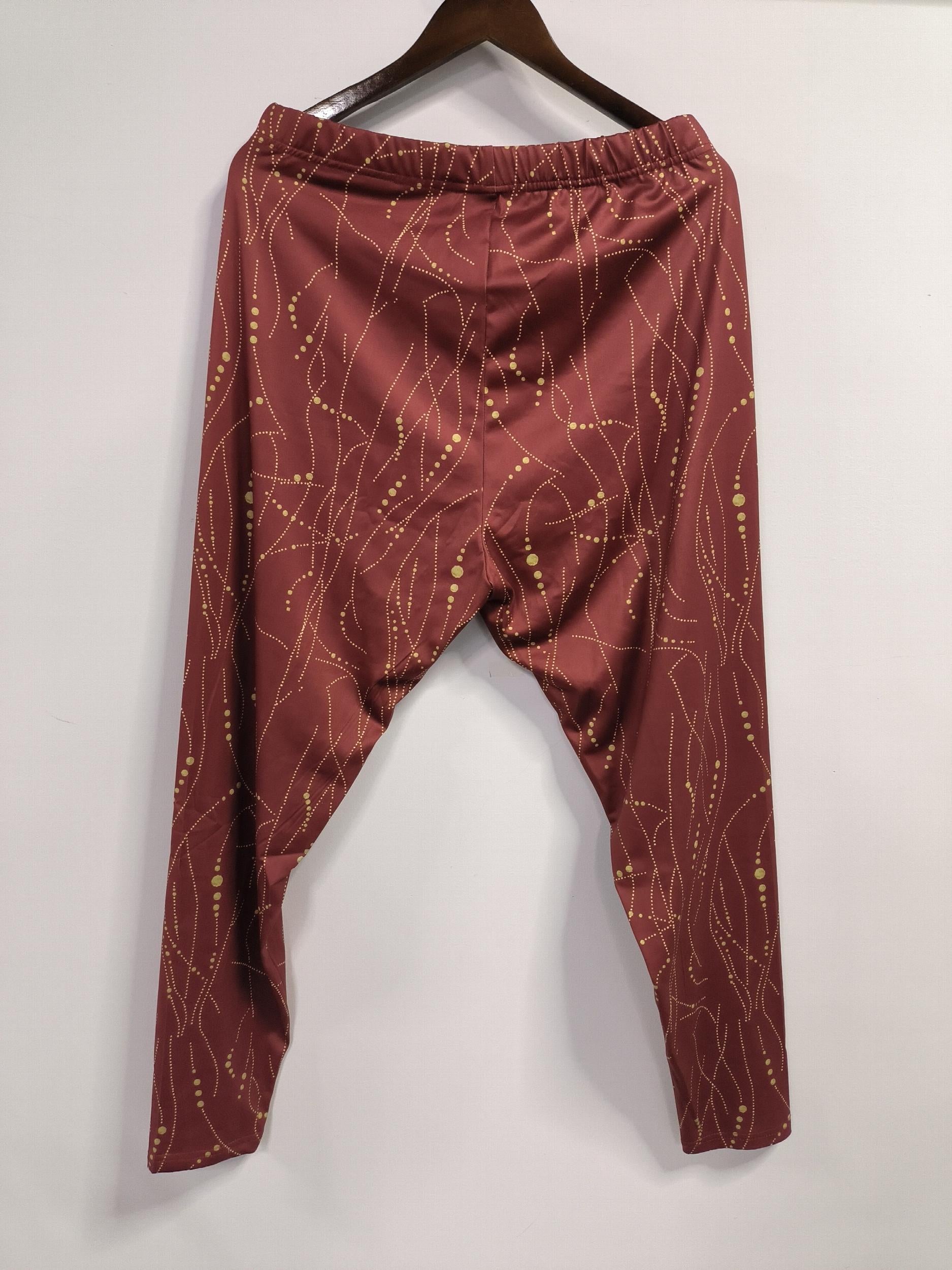  Dot Print Stretch Leggings