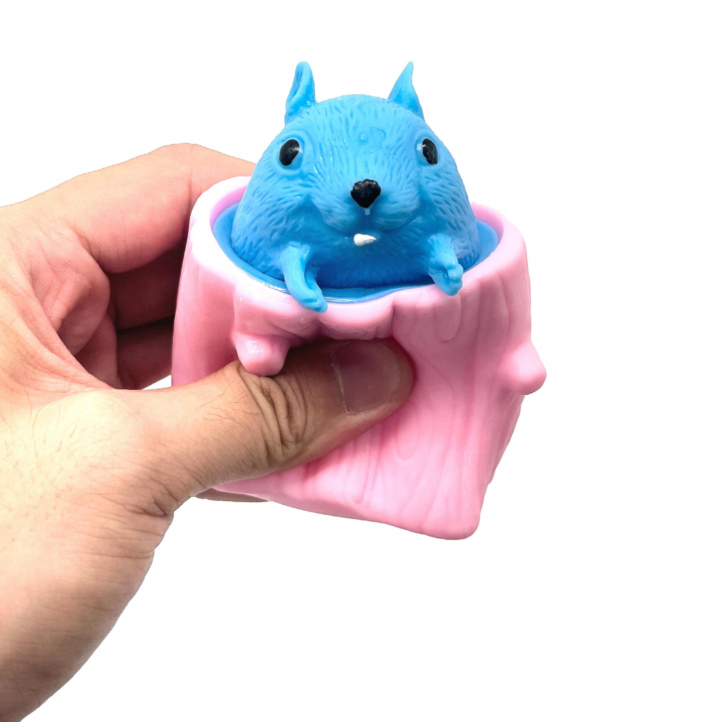Squirrel Decompression Toy Soft Tricky Toy For Stress Relief