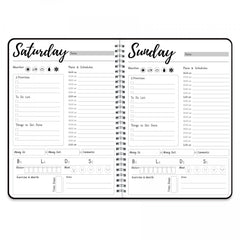 Weekly Planner Daily Planner To Do List Expense Tracker