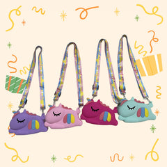 Silicone Keychain Wallet Fidget Toy Crossbody Bag
