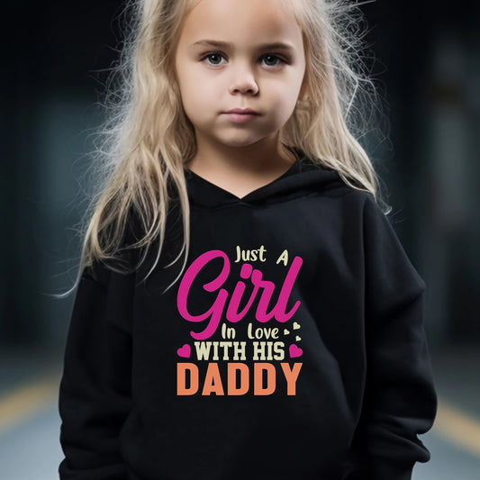 Girl & Dad Long Sleeve Hoodie Set with Sweatpants