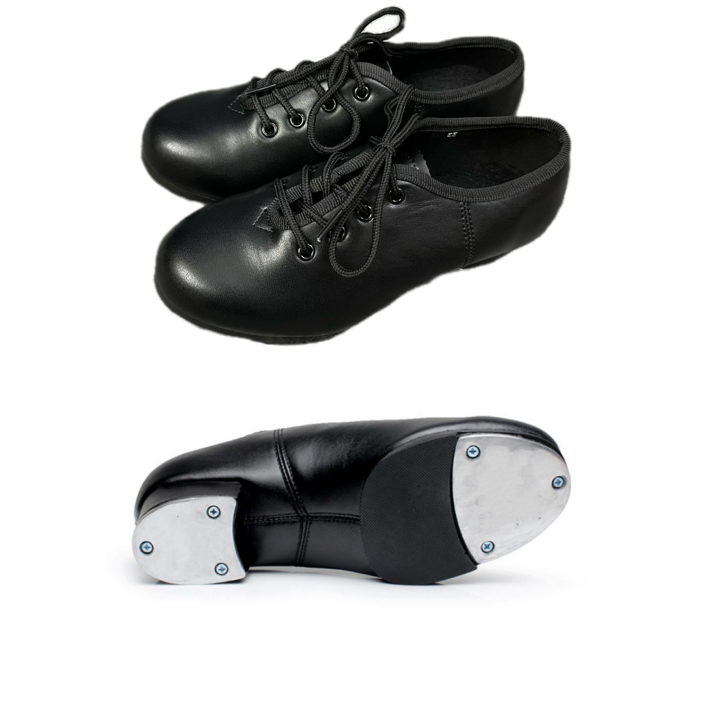 Girls Comfy Summer Dance Shoes Soft Sole Faux Leather Tap Jazz Shoes