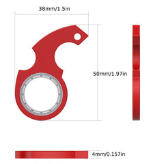 Portable Keychain Spinner Toy Finger Keyring