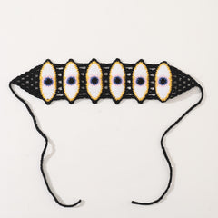 Crochet Eye Detail Headband Bohemian Style Hair Accessories