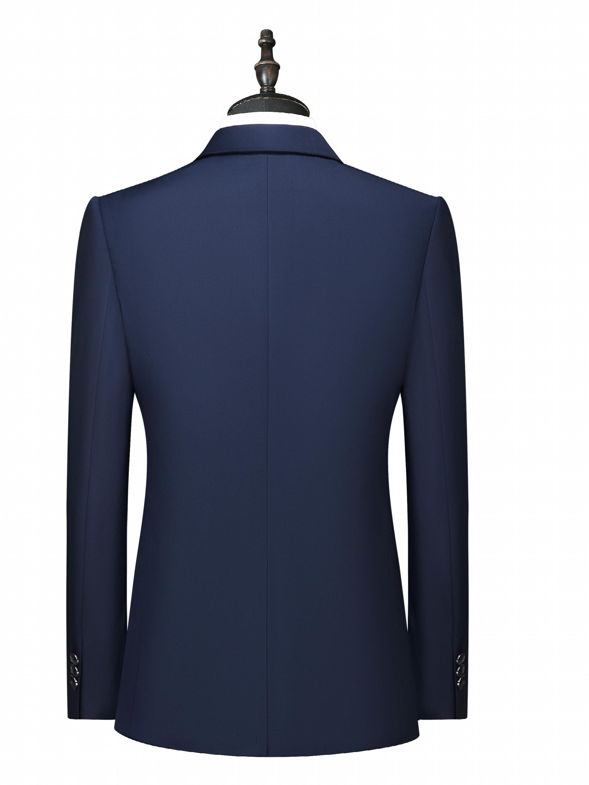 Men's 2-Piece Suit Jacket & Dress Pants Set for Business Dinner Wedding