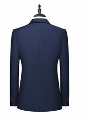 Men's 2-Piece Suit Jacket & Dress Pants Set for Business Dinner Wedding