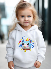 Kitty Print 2pcs Girls Outfits for Sports Spring Fall Outdoor Gift
