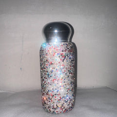 260ml Rhinestone Insulated Cup Portable Water Bottle Gift