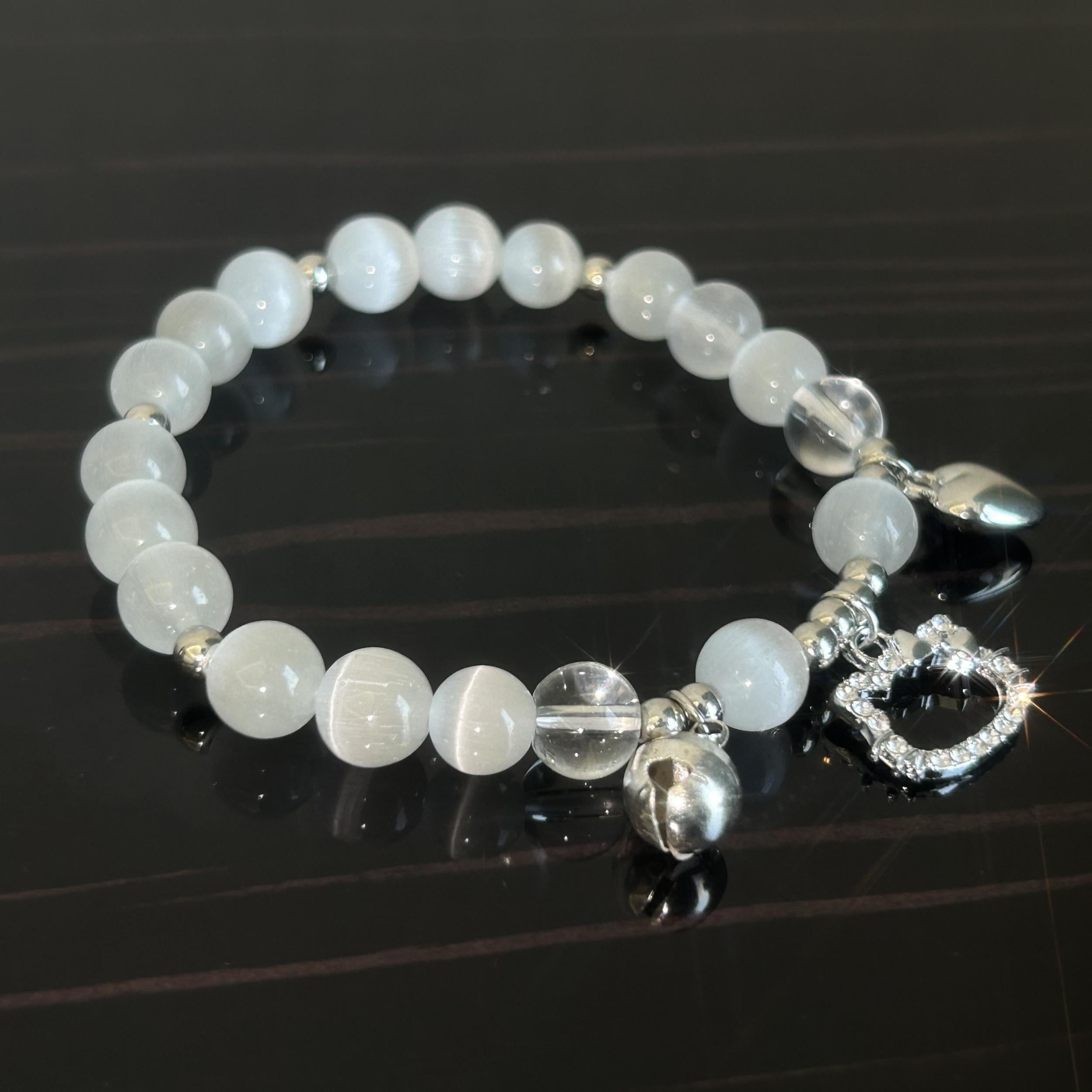 Boho Cat Head Quartz Bracelet Vintage Style Jewelry for Women