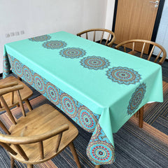 Waterproof Nordic Style Tablecloth PVC Rectangular Dining Table Cover