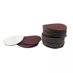 12.7cm Flocking Sandpaper P80-P600 Sanding Disc Red Polishing Sheet