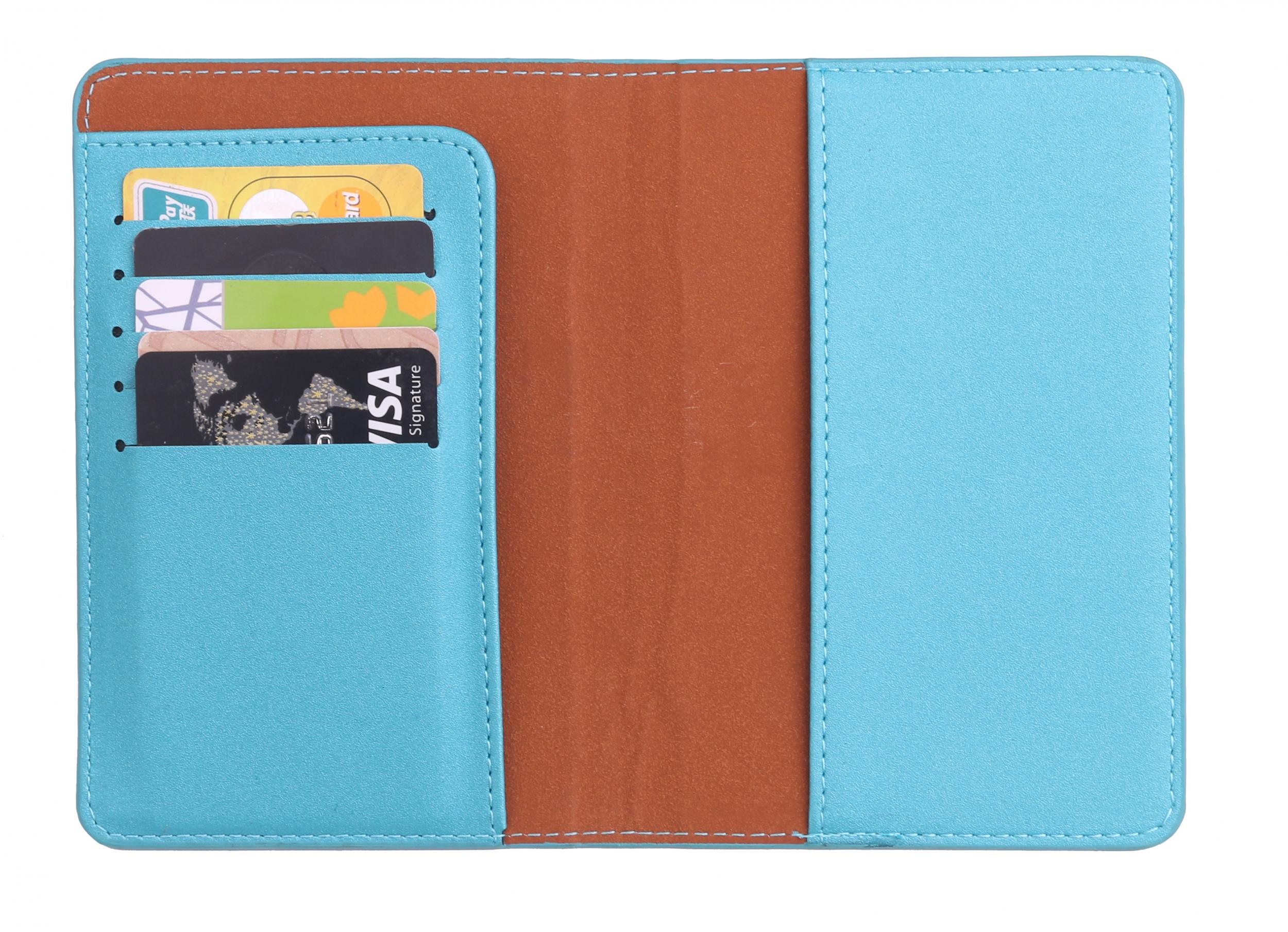 Nubuck Leather Passport Holder Cover for Men and Women