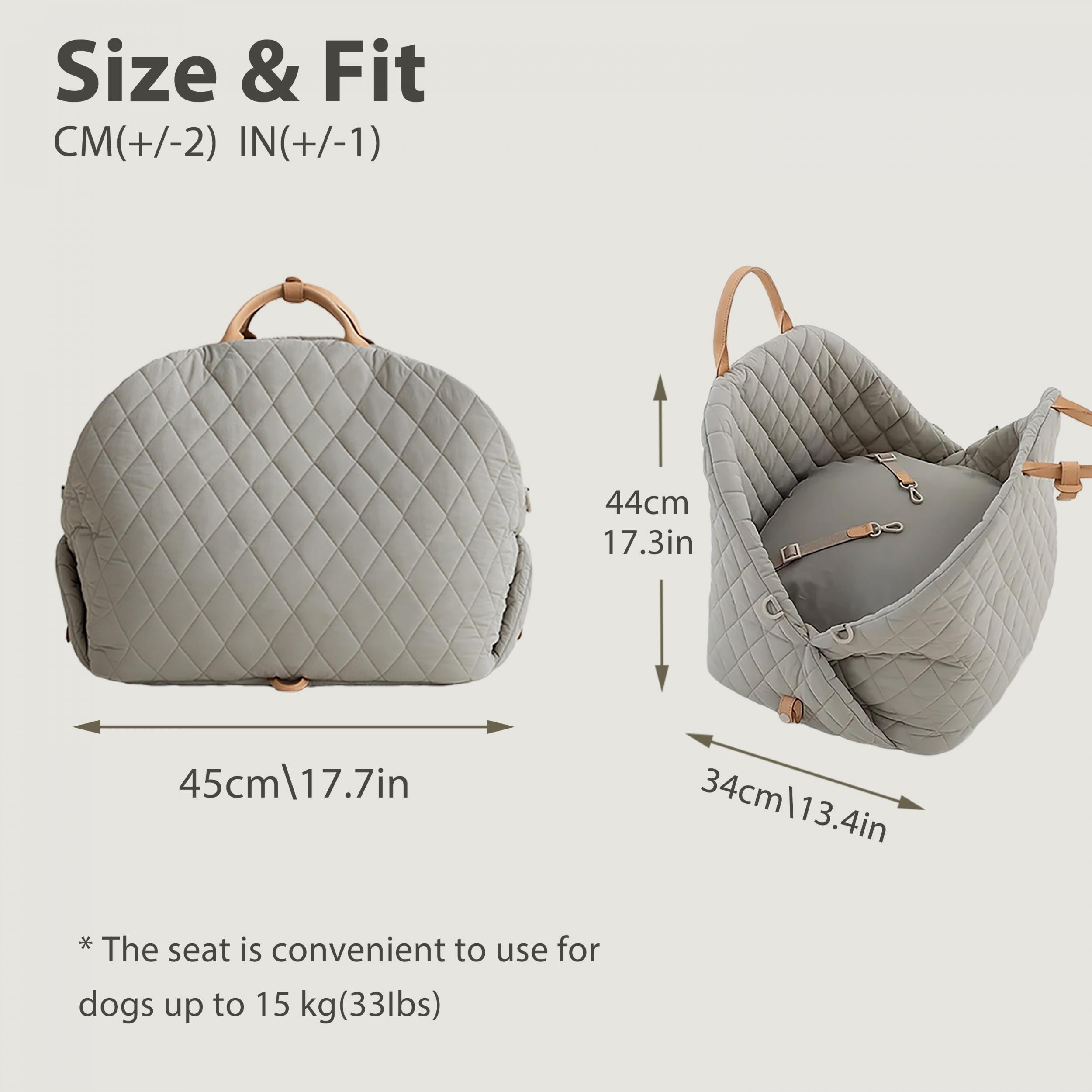 Portable Dog Bag for Traveling with Large Capacity