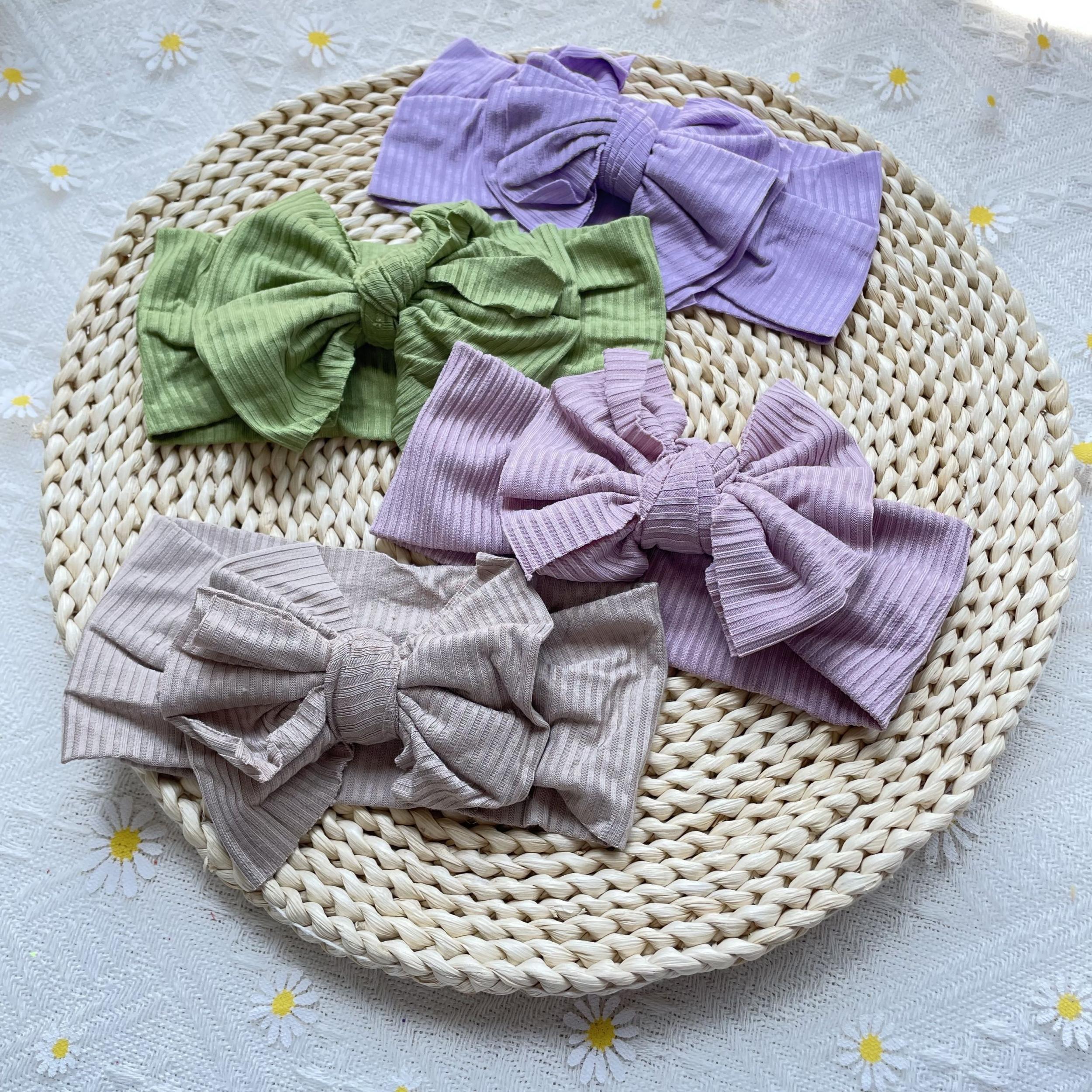 Bowknot Baby Headbands Hairbands Elastics Hair Accessories For Baby Girls