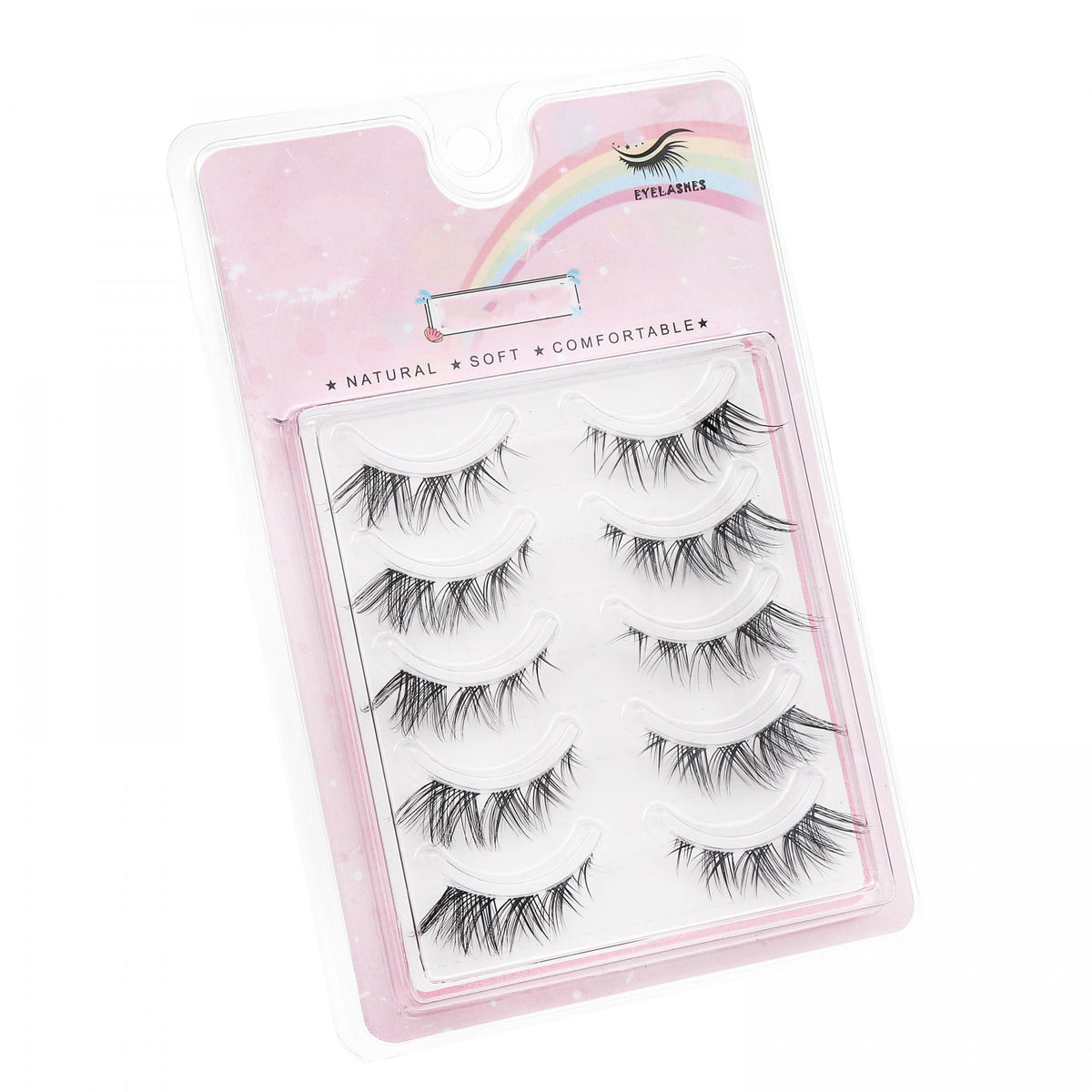Fox Eye Eyelashes 5 Pairs False Eyelashes Simulated Thai Makeup