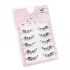Fox Eye Eyelashes 5 Pairs False Eyelashes Simulated Thai Makeup