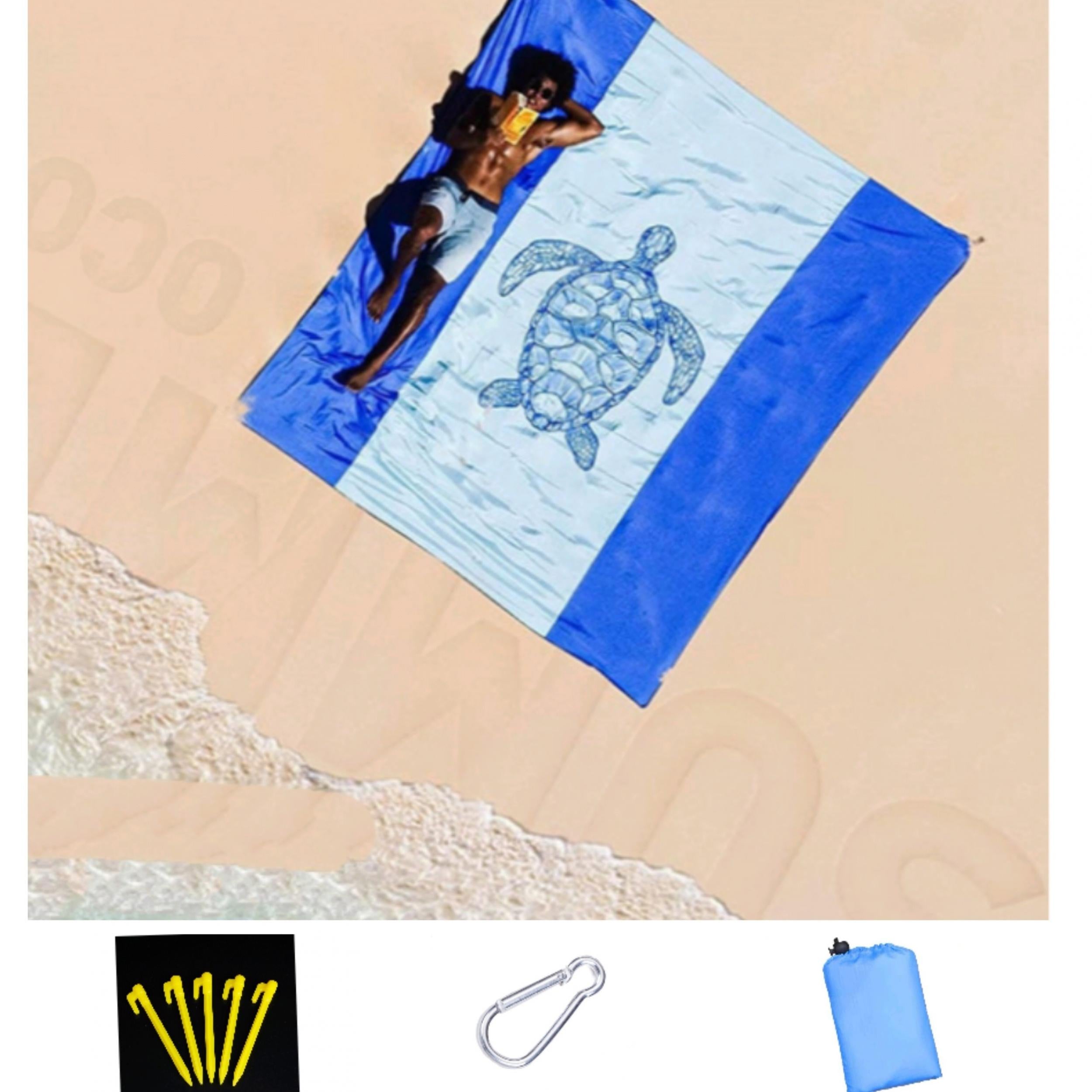 Beach Blanket 200 x 210 Sandproof Waterproof Quick Drying