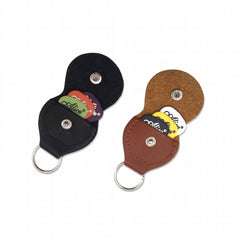 Guitar Pick Keychain Holder PU Leather Guitar Plectrum Holder