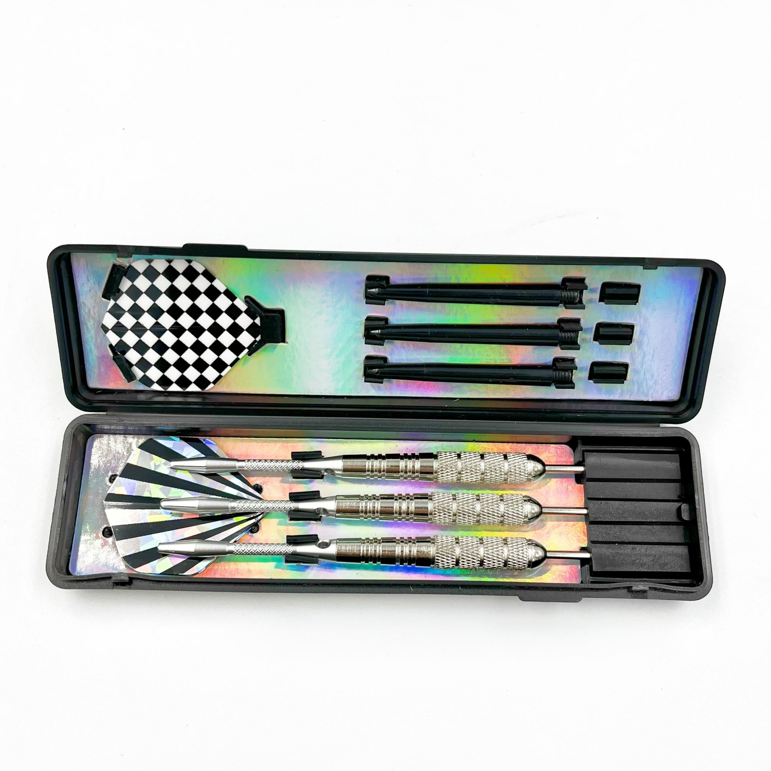 3pcs 20g Professional Steel Tip Darts Set with Storage Box